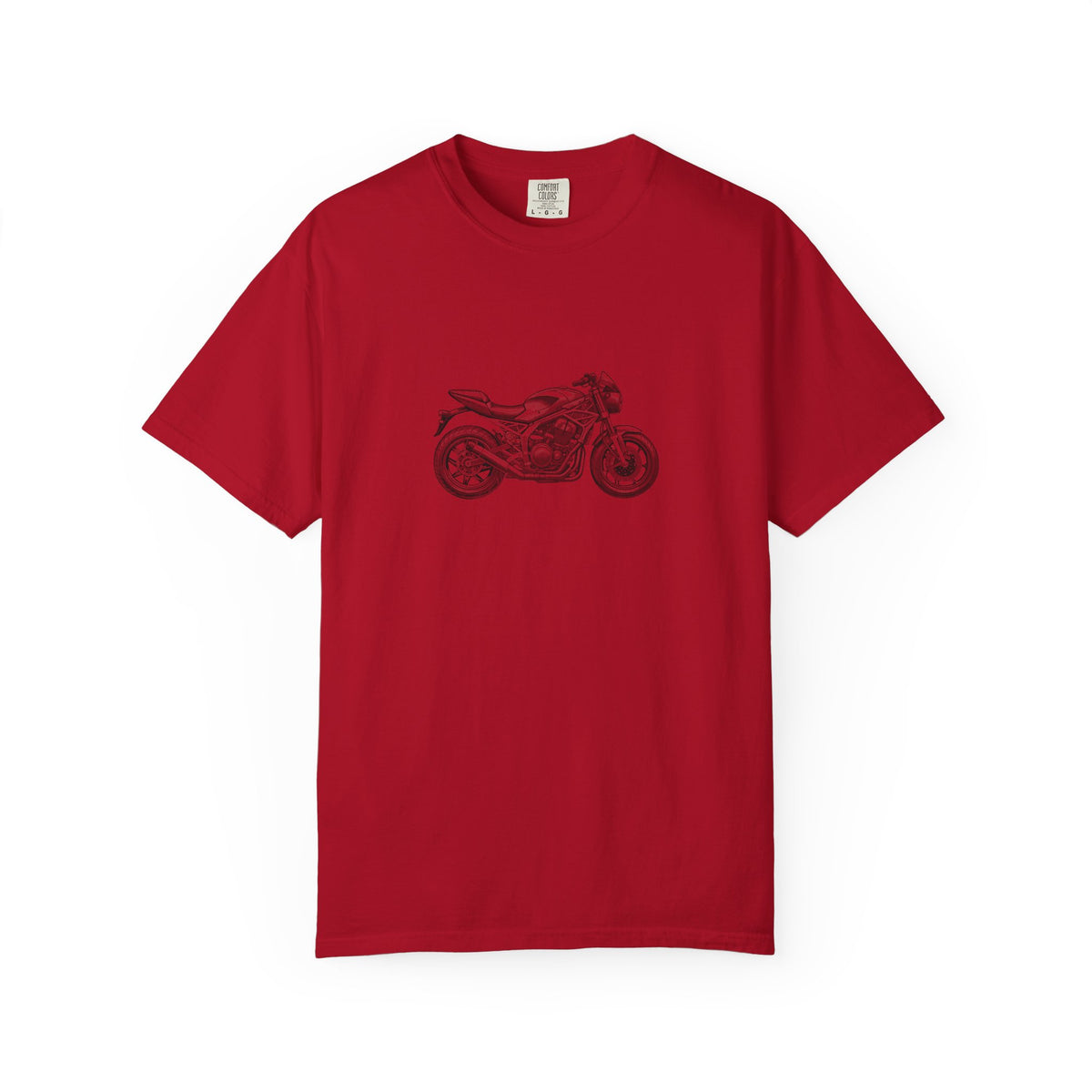 Motorcycle Vibes Unisex Garment-Dyed T-Shirt, Biker Tee for Motorcycle Enthusiasts, Gift for Riders, Casual Wear, Adventure Apparel