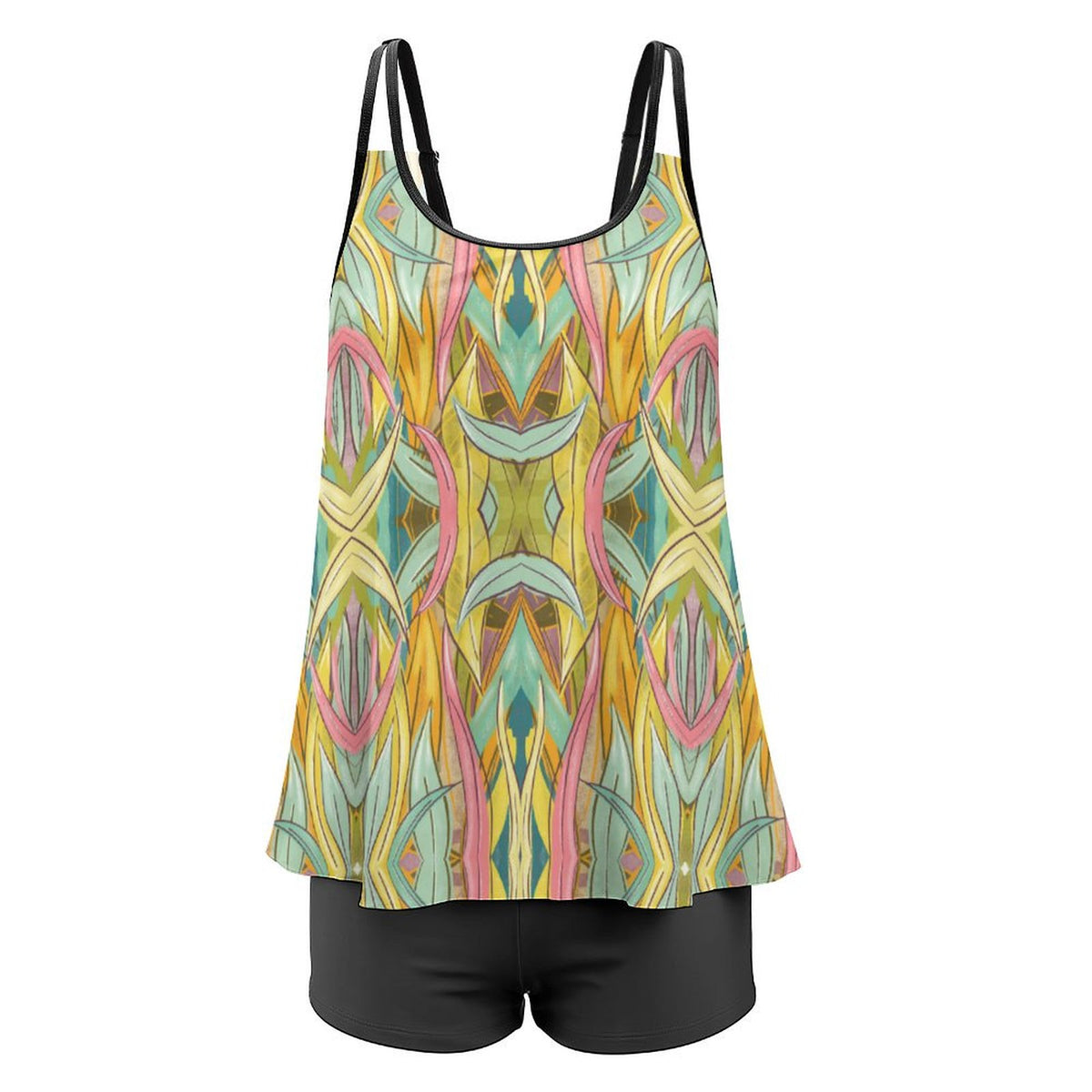 Tankini Two Piece Swimsuit
