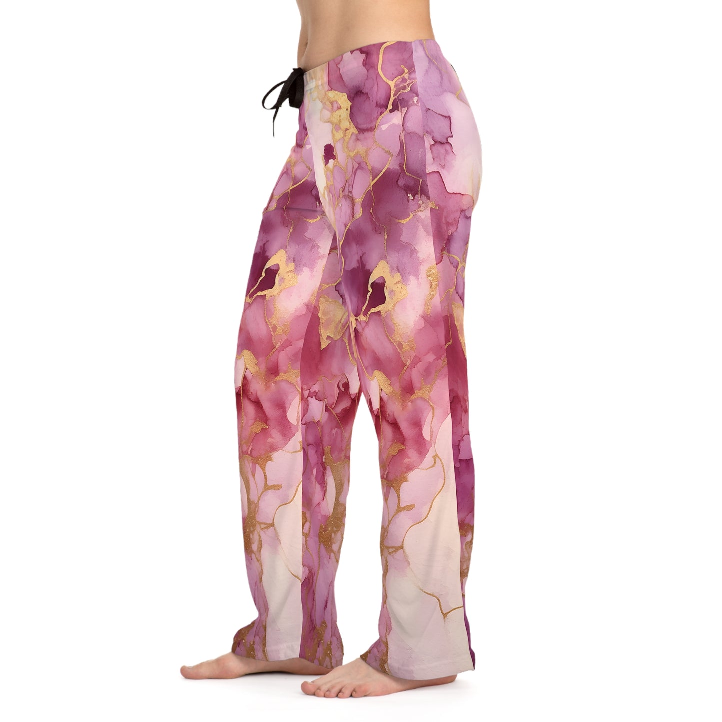 Elegant Floral Women's Pajama Pants