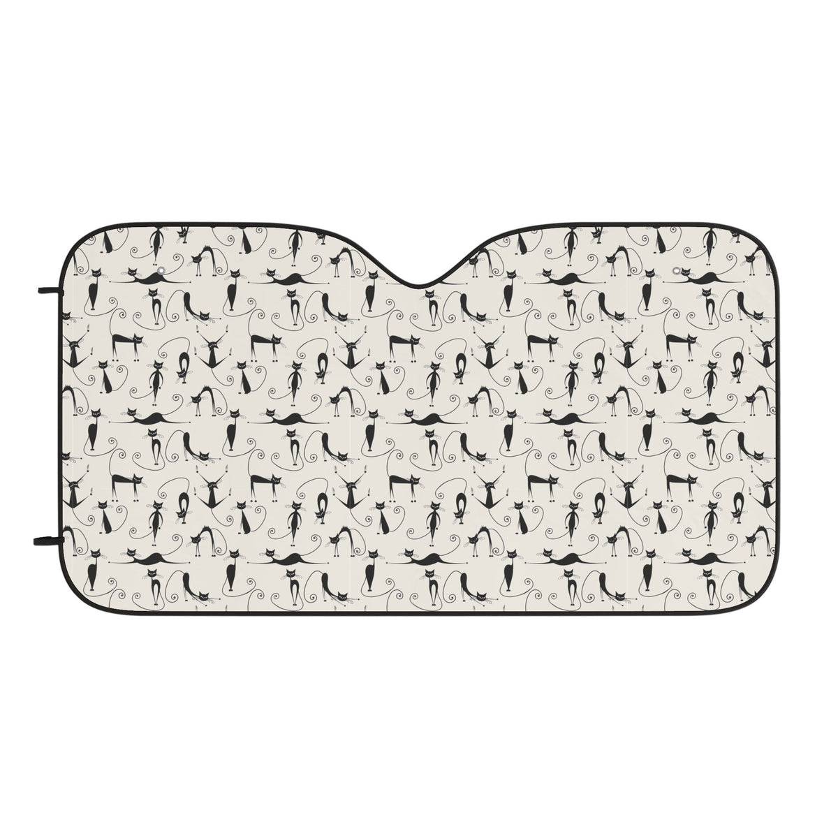 Cat Pattern Car Sun Shade — Front Windshield Protector