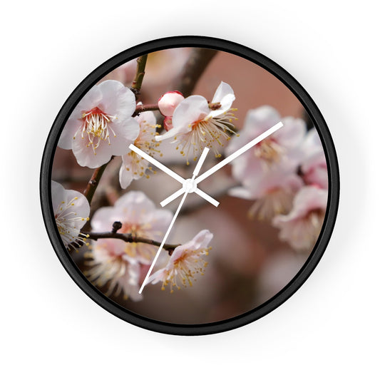 Elegant Floral Wall Clock