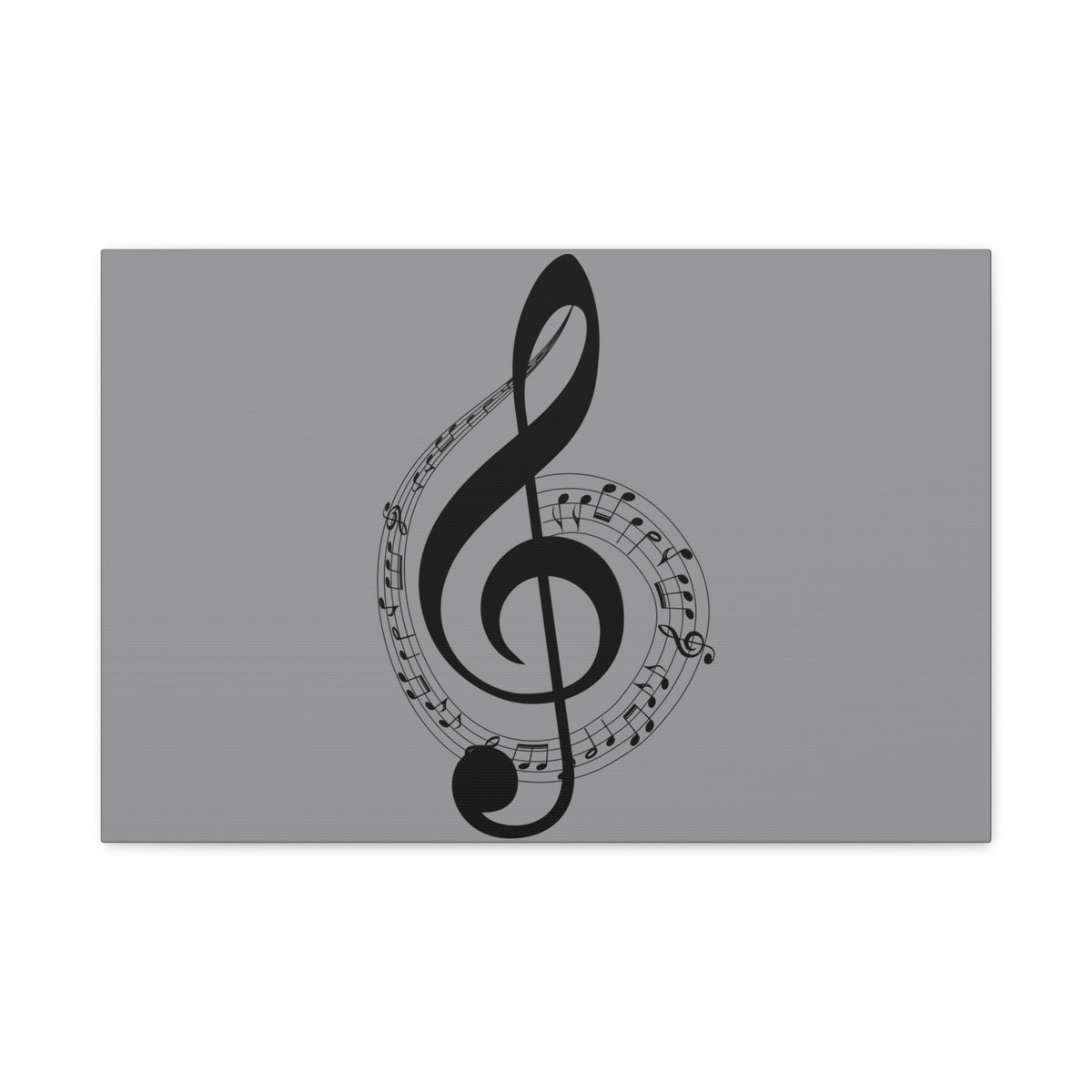 Musical Notes Canvas Print, Wall Art for Musicians, Music Lovers, Home Decor, Gift for Music Teacher, Birthday, Housewarming