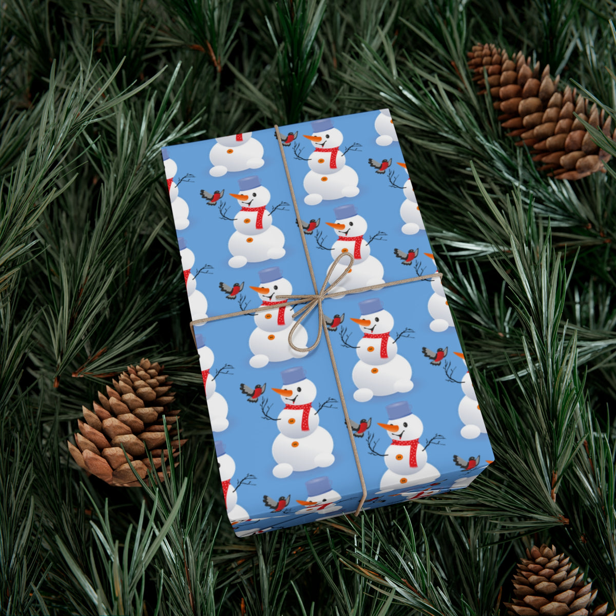 Snowman Gift Wrap Papers for Holiday Cheer, Christmas, Winter Parties, Eco-Friendly Wrapping, Festive Gifts, Seasonal Celebrations