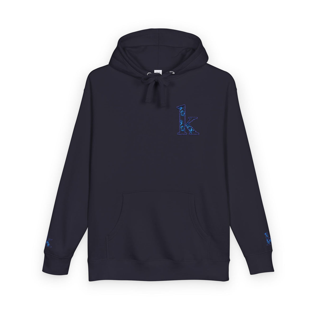 Cozy Floral Monogram Fleece Hoodie for Unisex - Perfect Gift for Birthdays, Valentine’s Day, Casual Wear, Adventure