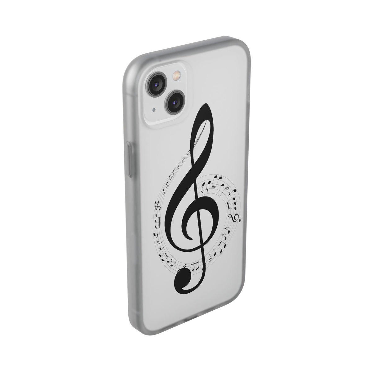 Phone Case — Musical Treble Clef Design