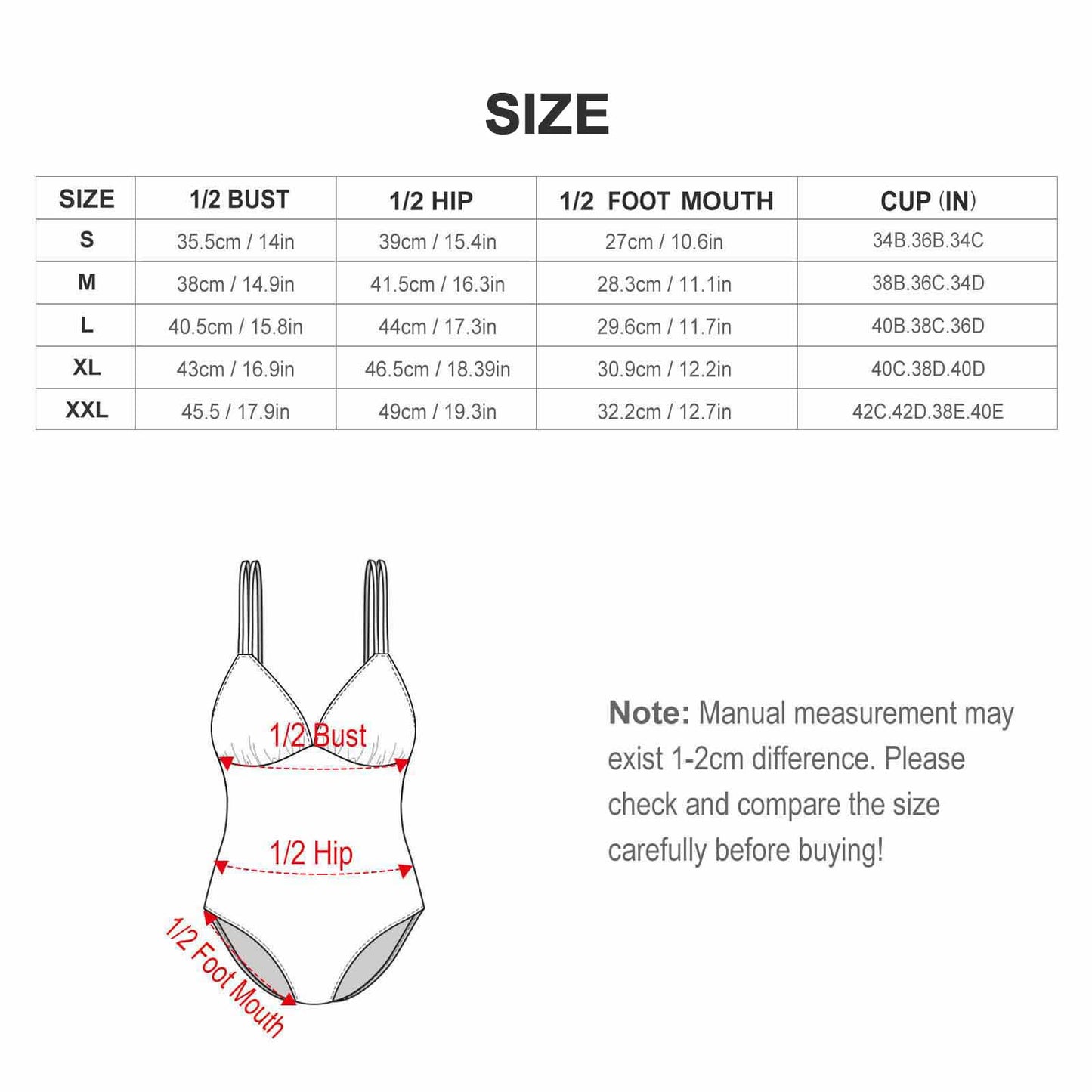 Women's One Piece Swimsuit Tummy Control V Neck Swimwear Multicolor