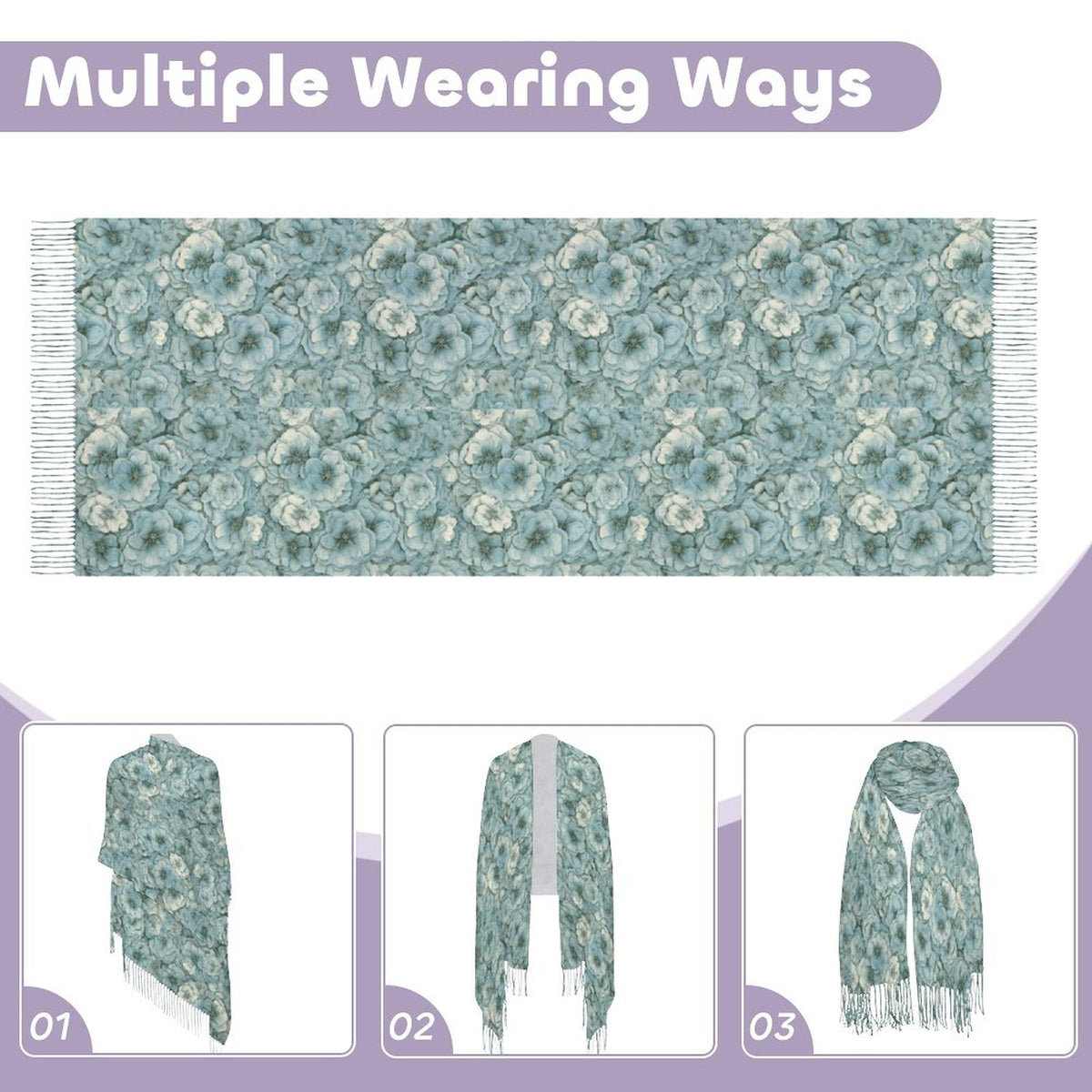 Cashmere-like Tassel Scarf