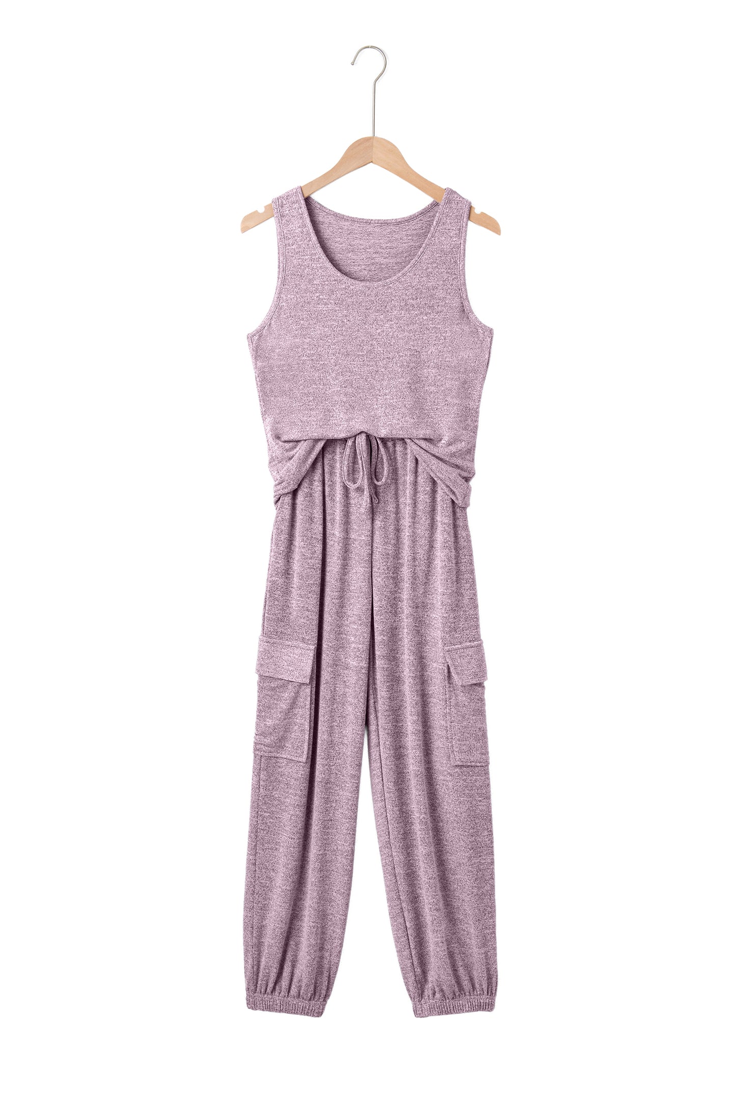 Orchid Bouquet Casual Tank Top Drawstring Jogger Pants 2pcs Outfit