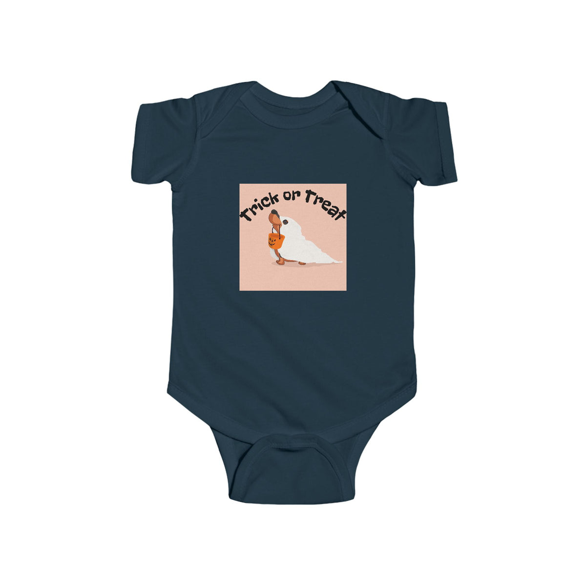 Halloween Infant Bodysuit, Trick or Treat Baby Outfit, Cute Baby Halloween Costume, Newborn Halloween Apparel, Toddler Trick or Treat Shirt