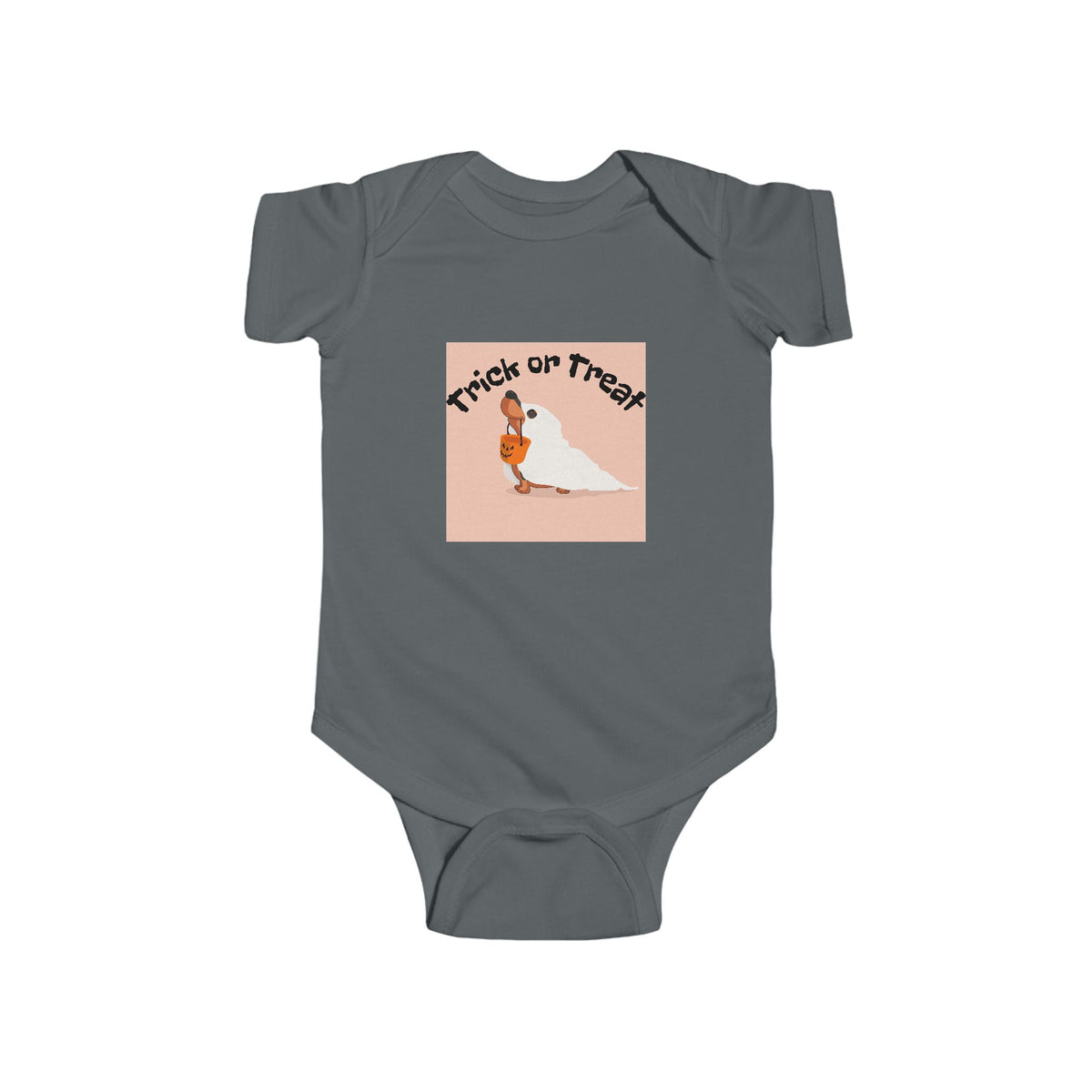 Halloween Infant Bodysuit, Trick or Treat Baby Outfit, Cute Baby Halloween Costume, Newborn Halloween Apparel, Toddler Trick or Treat Shirt