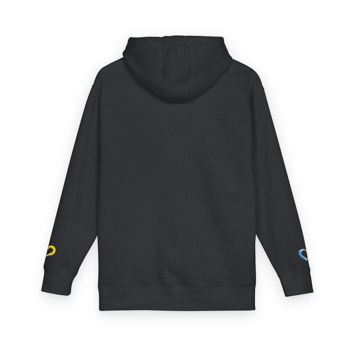 Colorful Heart Unisex Fleece Hoodie | Cozy Gift for Friends, Valentine's Day, Anniversary, Casual Wear, Spring Fashion