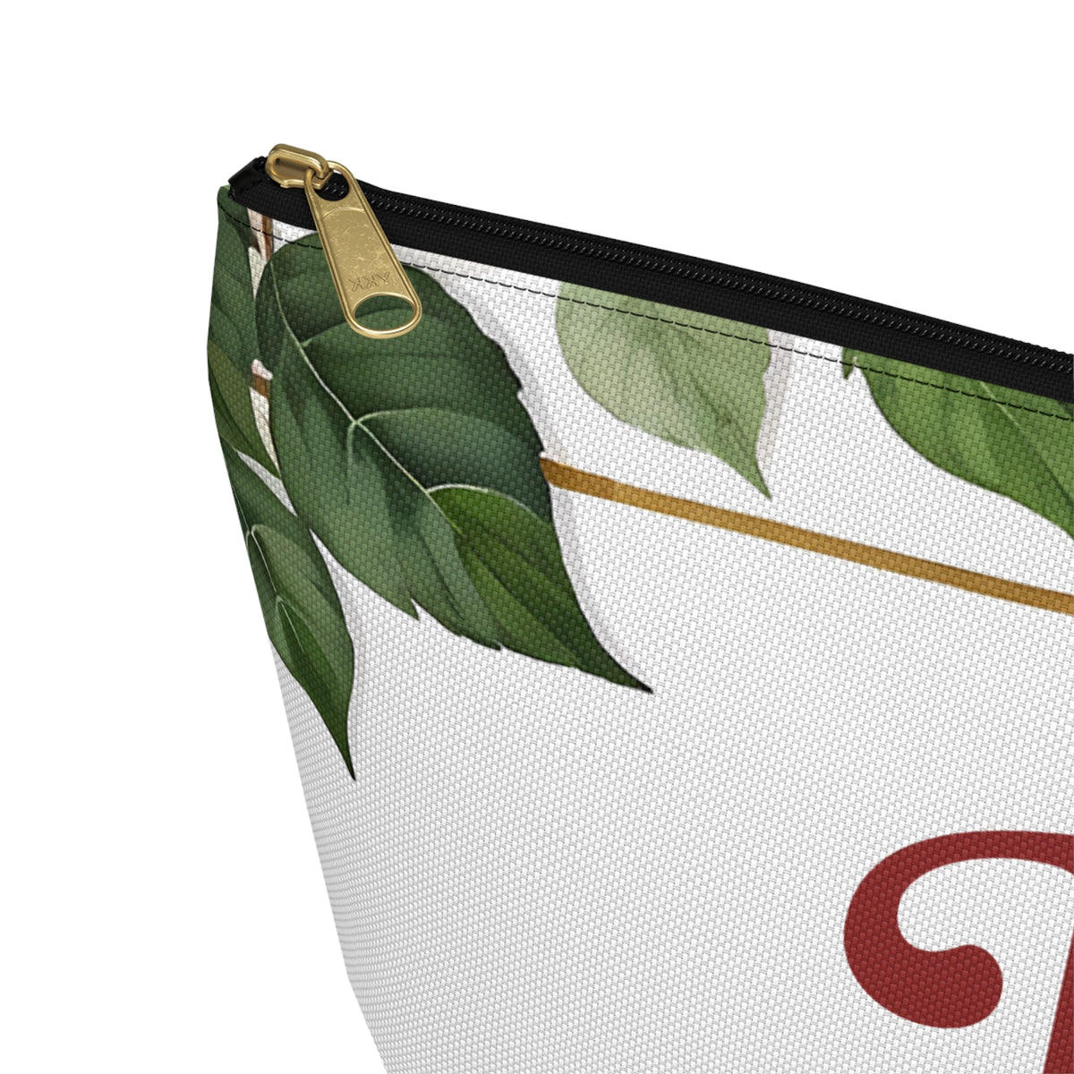 Copy of Personalized Floral Accessory Pouch, Makeup Bag, Gift for Her, Initial Pouch, Travel Organizer, Custom Cosmetic Bag