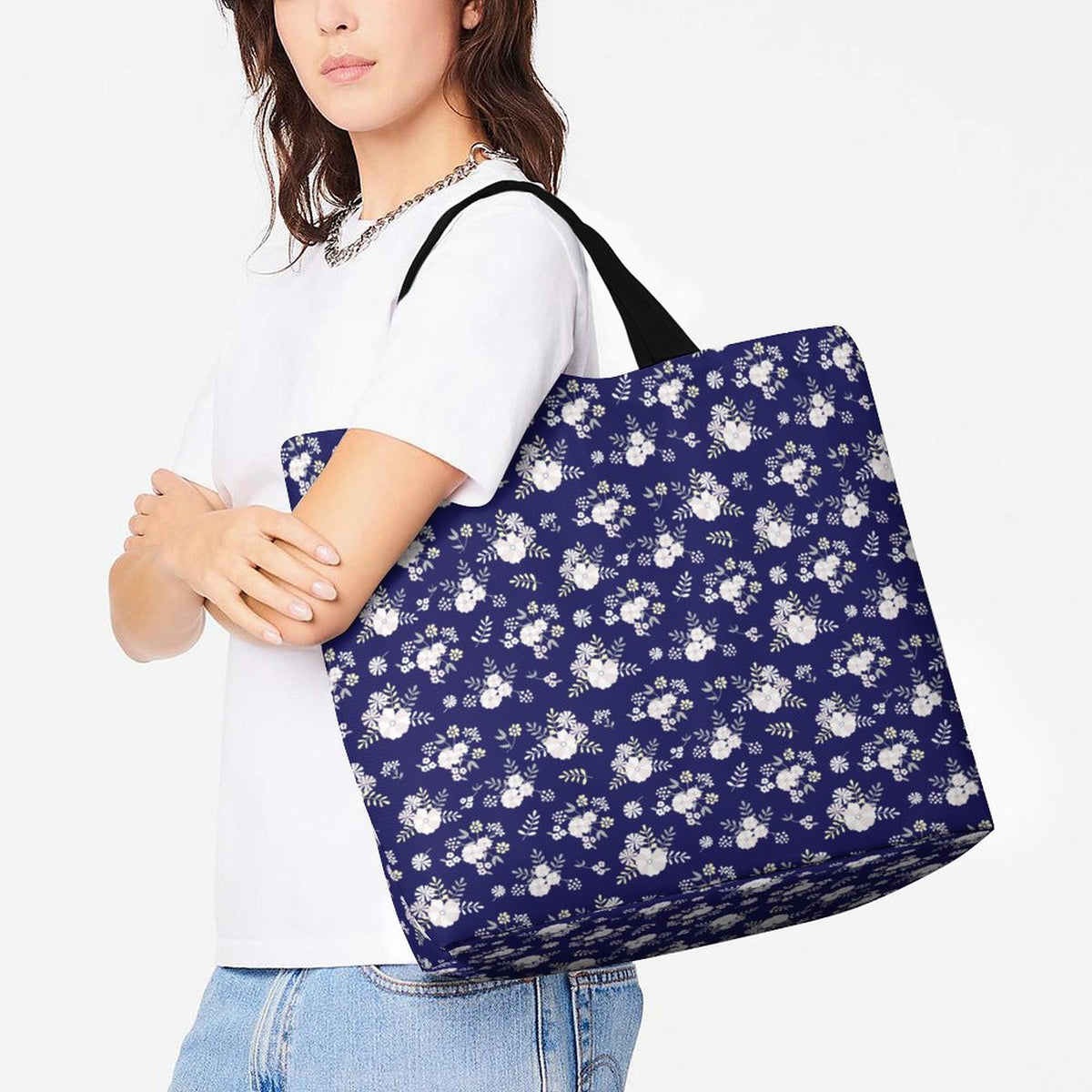 Large One Shoulder Shopping Bag
