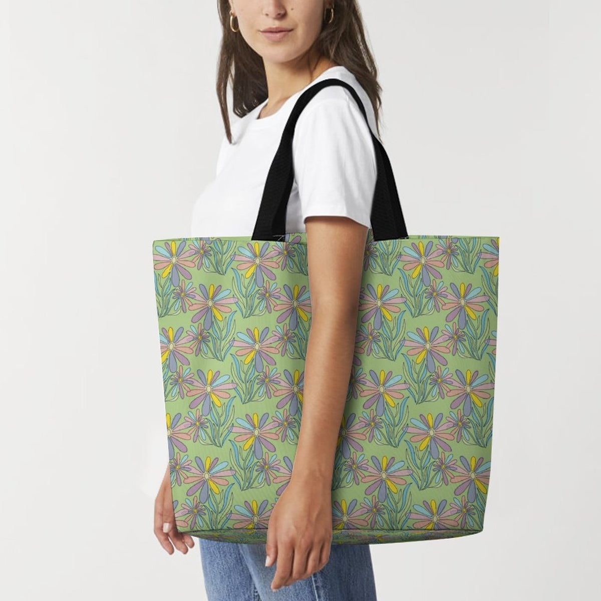 Large One Shoulder Shopping Bag