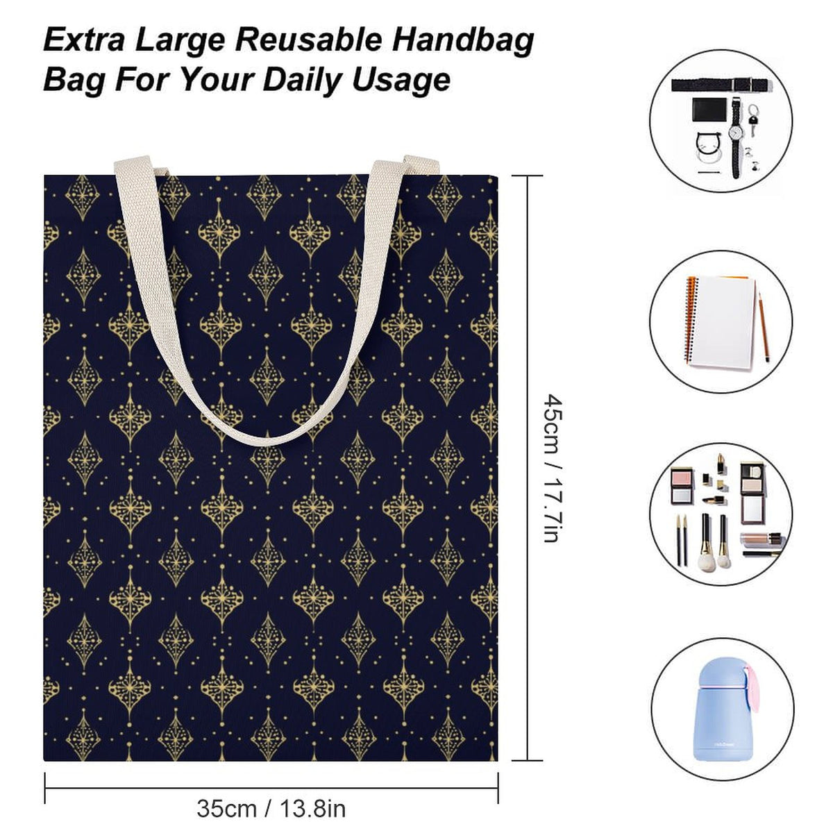 Tote Canvas Bag (Dual-sided Printing)