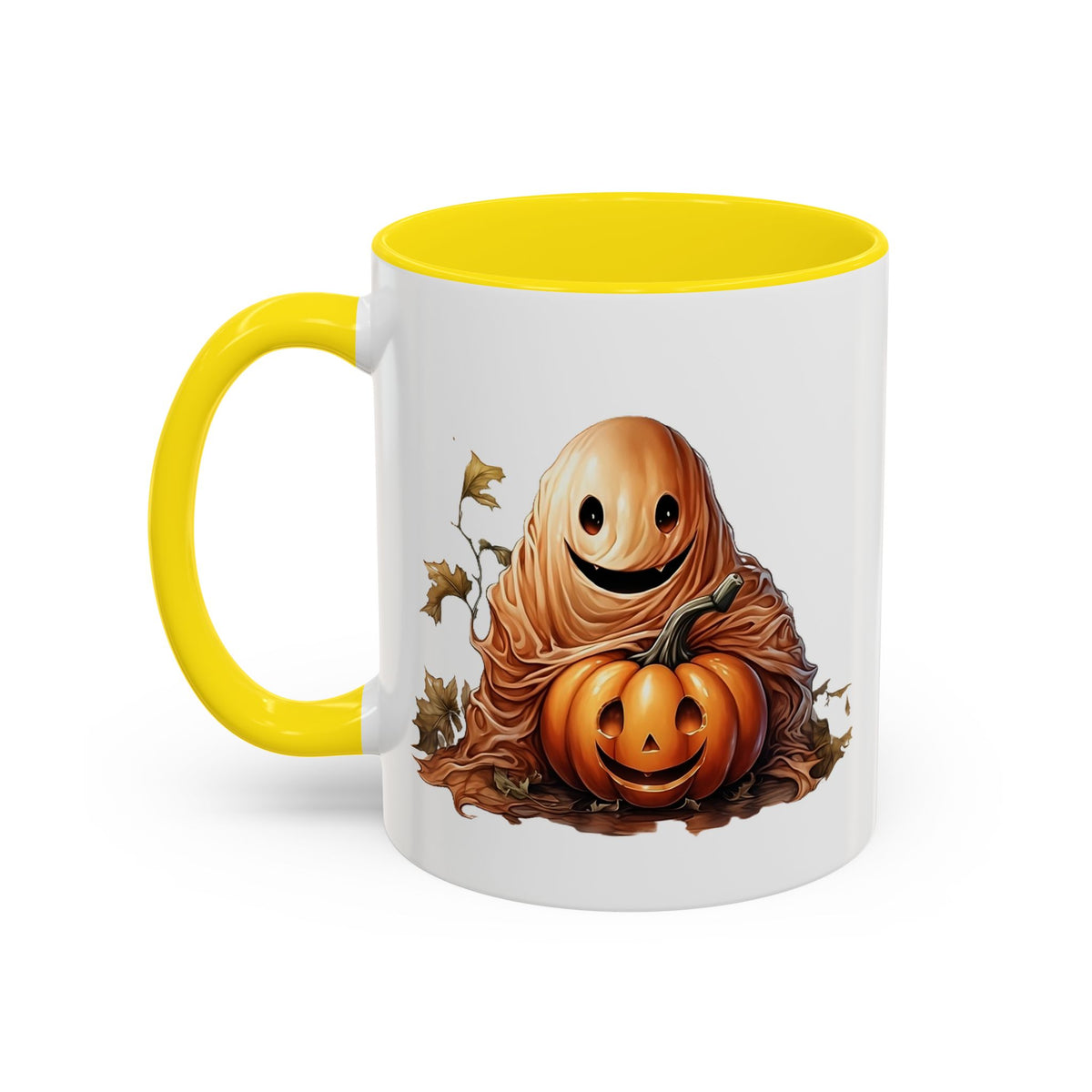 Whimsical Halloween Coffee Mug | Pumpkin-Inspired Drinkware, Cute Fall Decor, Gift for Pumpkin Lovers, Cozy Autumn Vibe