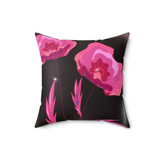 Spun Polyester Square Pillow