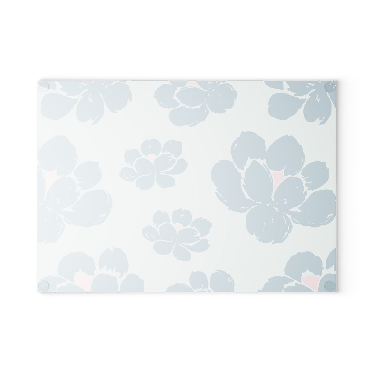 Floral Glass Cutting Board - Elegant Kitchen Decor, Perfect Gift for Housewarming, Bridal Shower, Wedding