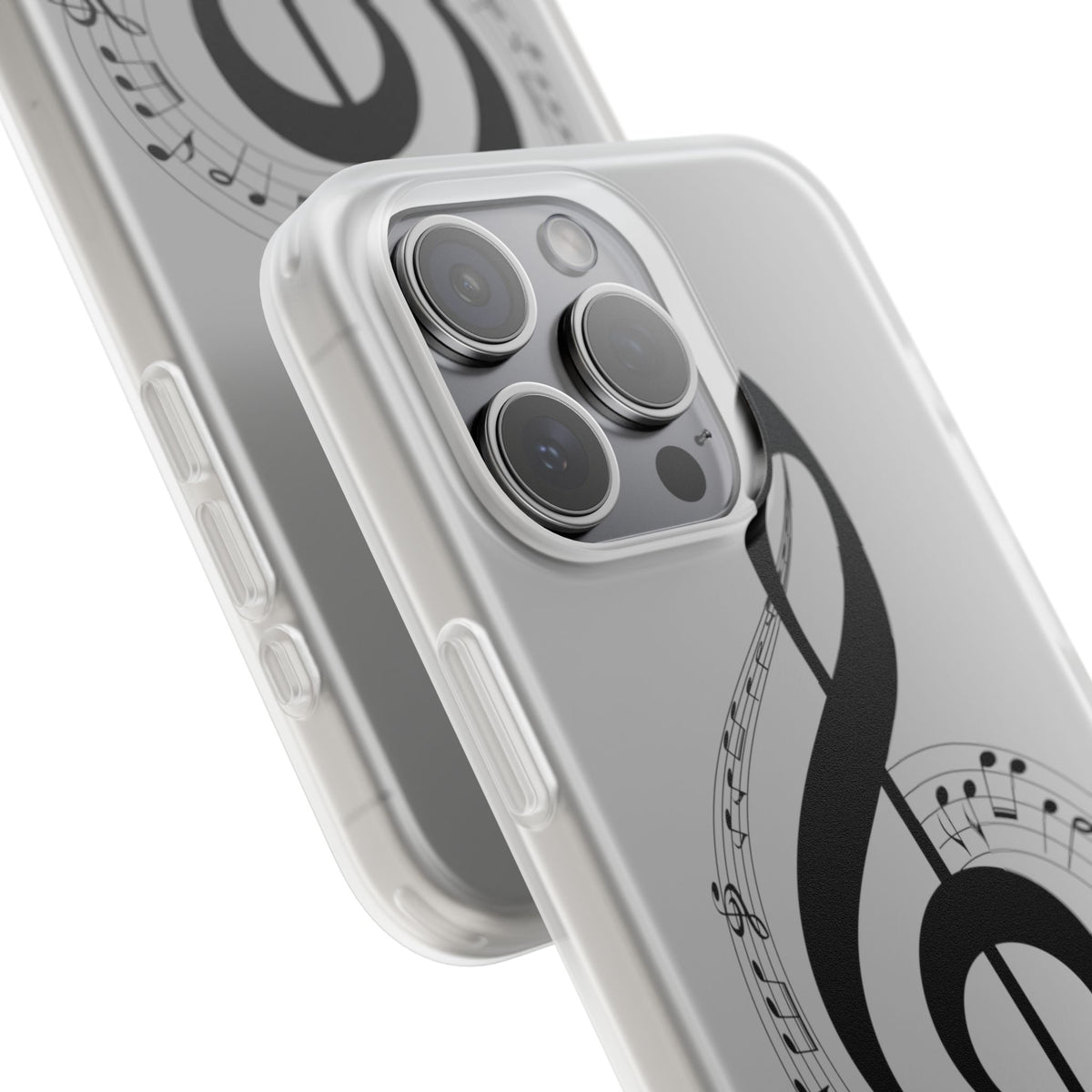 Phone Case — Musical Treble Clef Design