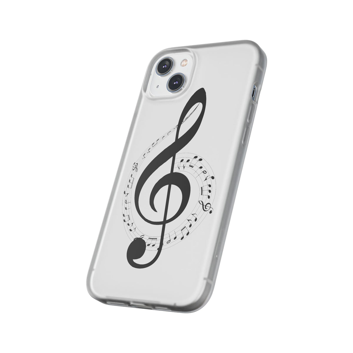 Phone Case — Musical Treble Clef Design