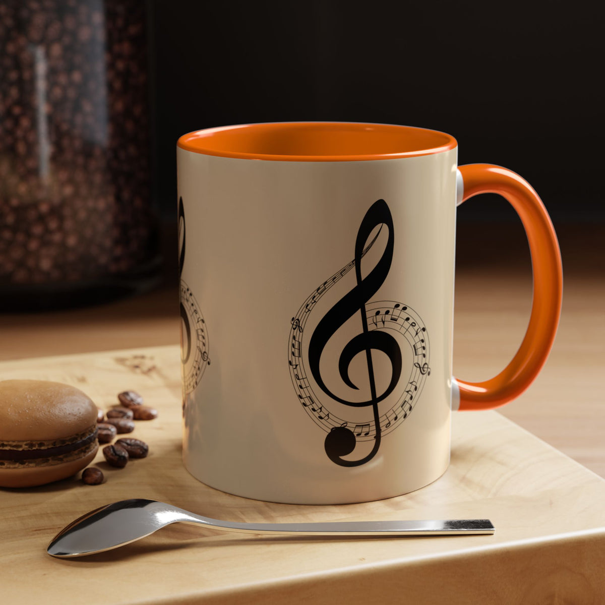 Musical Notes Coffee Mug - Perfect Gift for Music Lovers