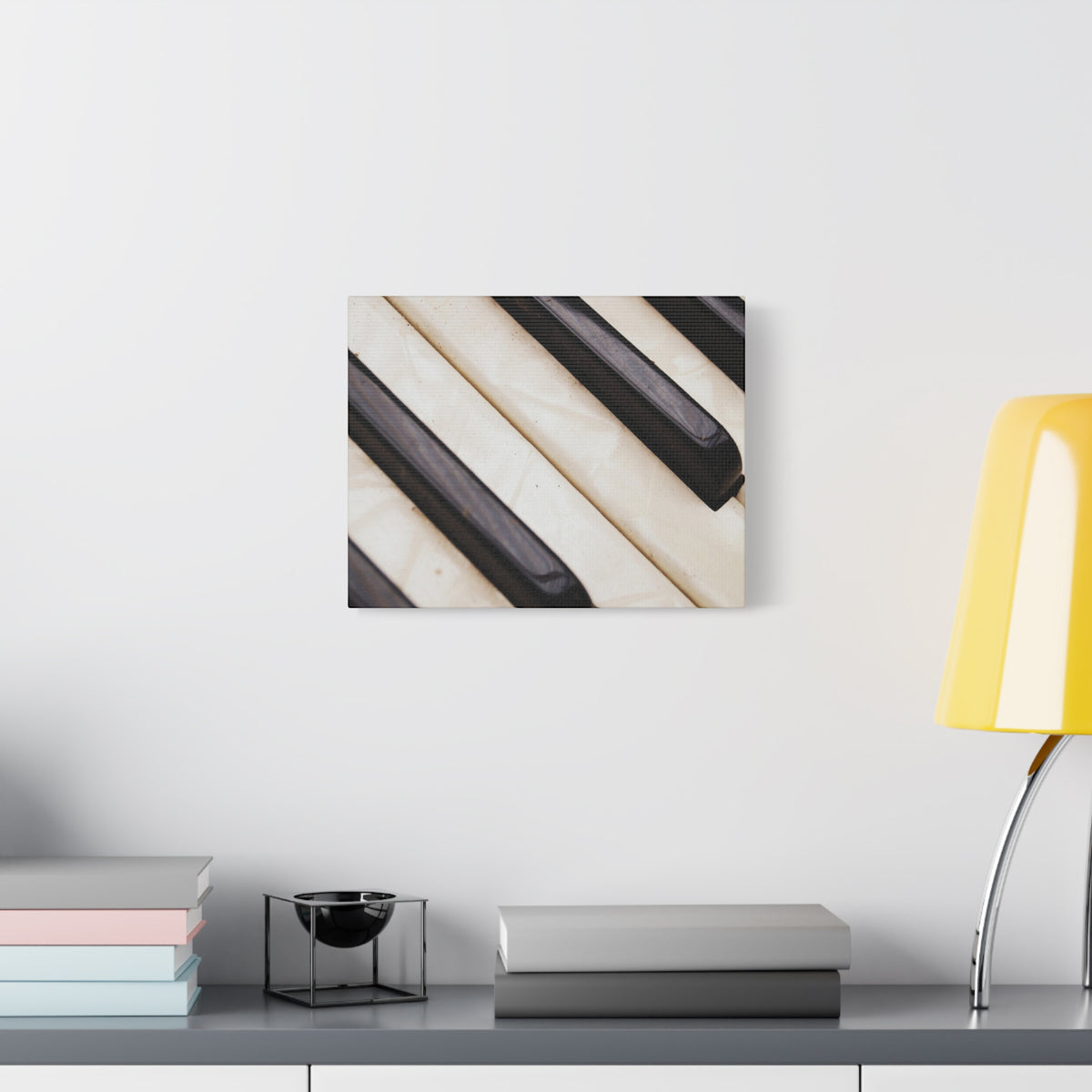 Piano Keys Canvas Wall Art, Music Decor for Home, Perfect Gift for Musicians or Music Lovers