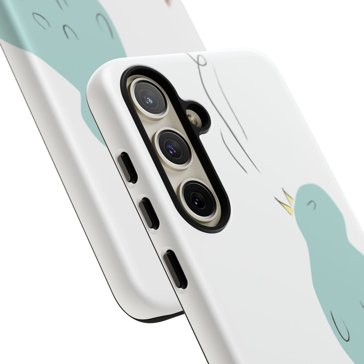 Birdsong Phone Case — Cute Blue Bird on Branch Protective Case