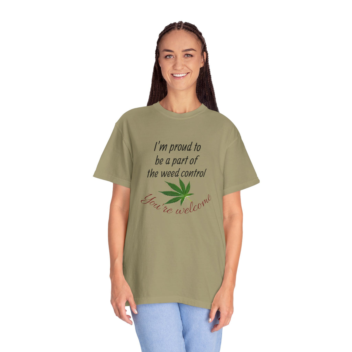 Proud Weed Control Unisex T-shirt, Cannabis Enthusiast Gift, Stoner Humor Tee, Eco-Friendly Apparel, Perfect for 420 Celebrations