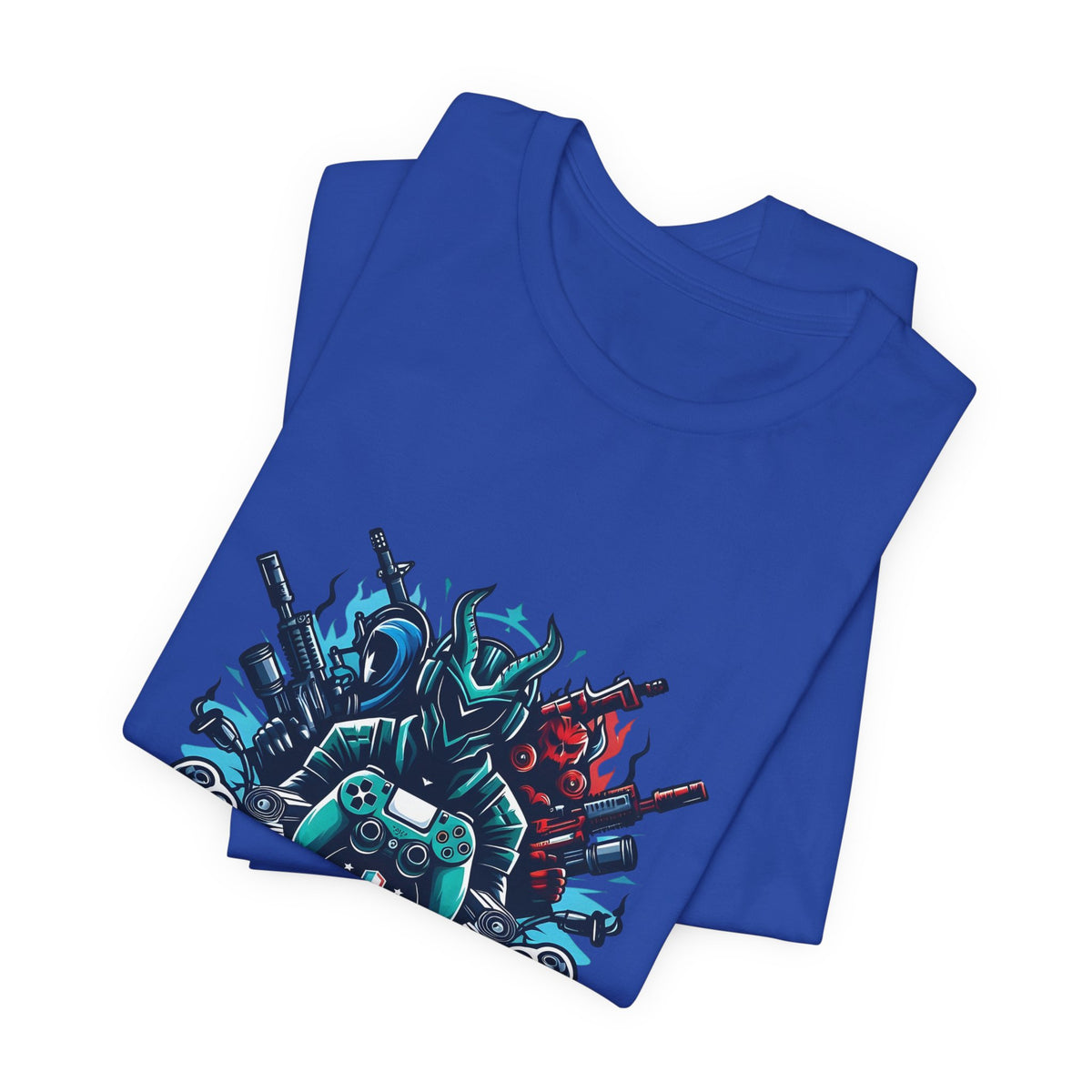 Gaming Controller Emblem Tee — Esports Gamer Graphic T-Shirt