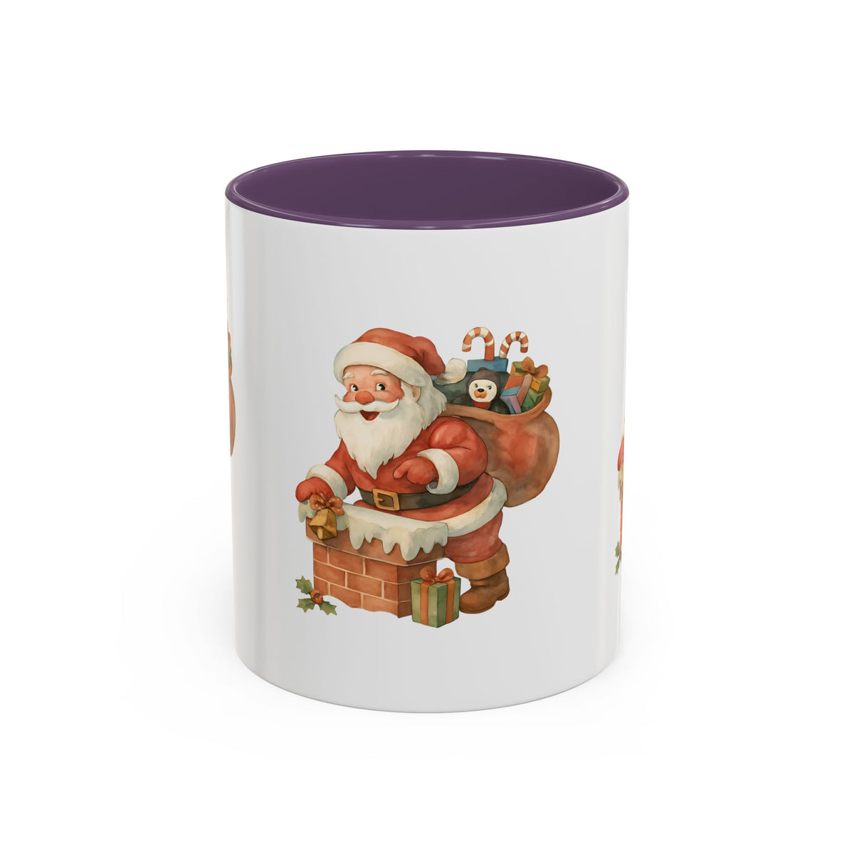 Festive Santa Coffee Mug, Holiday Gift, Christmas Decorations, Cozy Kitchen, Unique Mug, Santa-Themed Drinkware