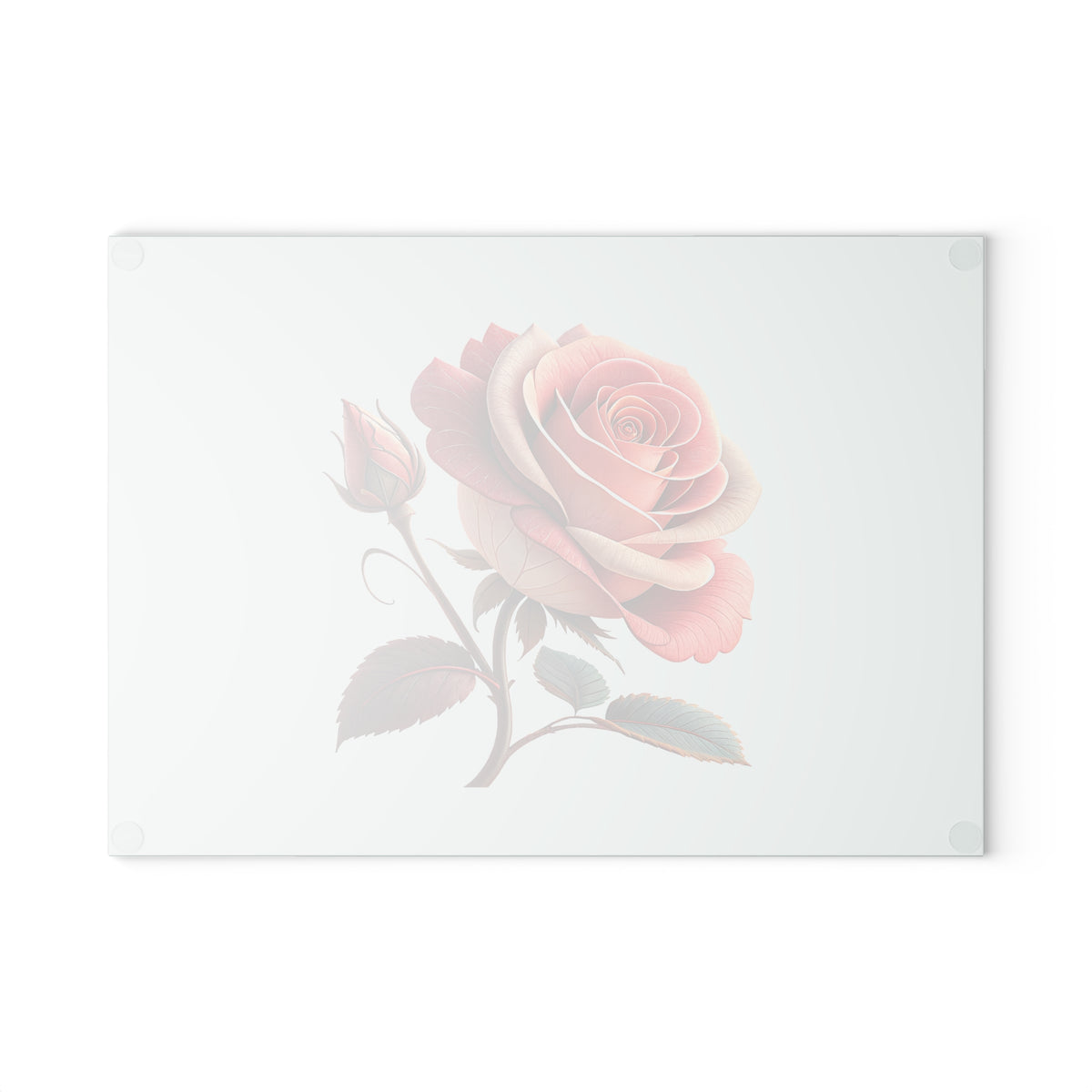 Elegant Floral Glass Cutting Board | Kitchen Decor, Wedding Gift, Home Essentials, Gift for Her, Entertaining Accessories