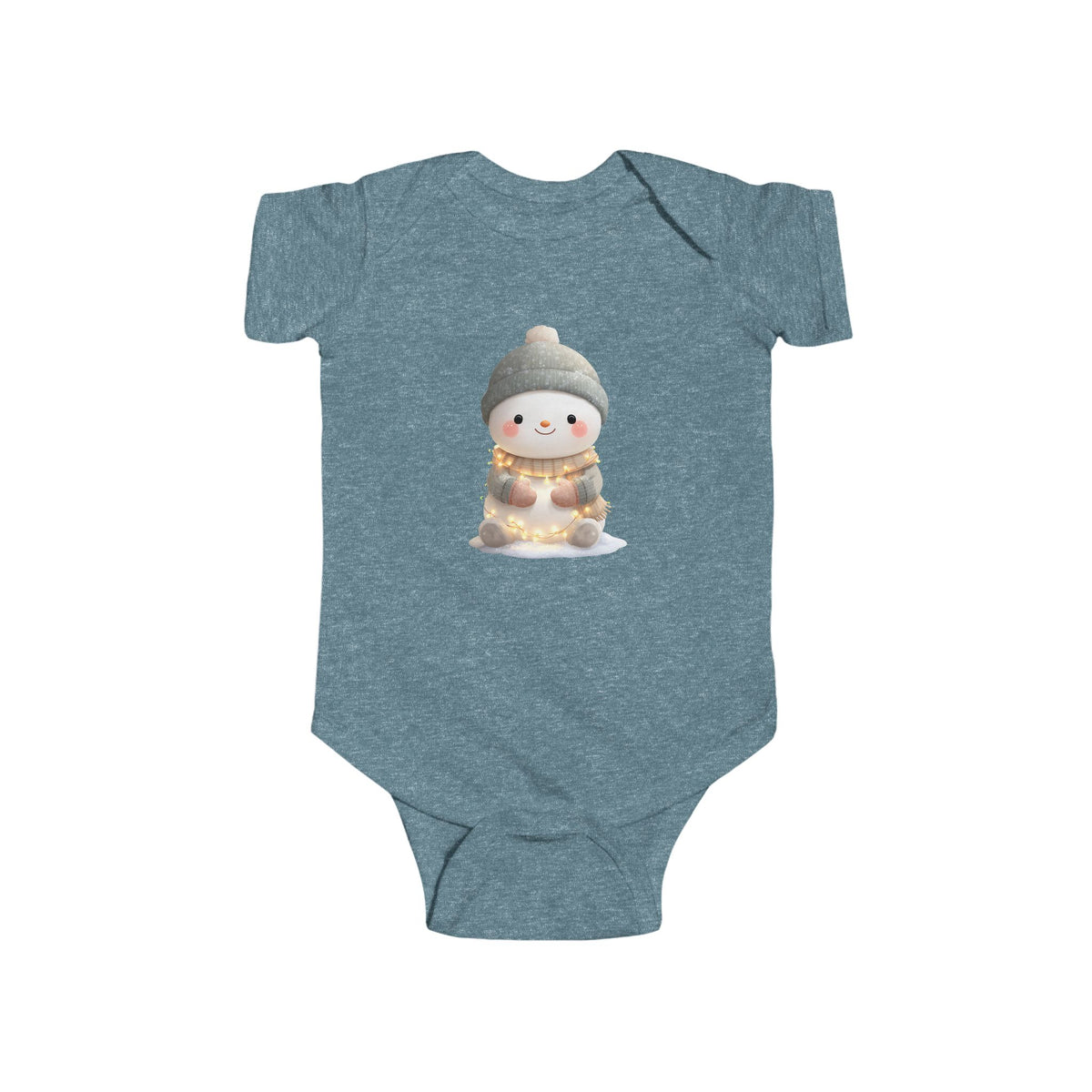 Adorable Winter Snowman Infant Bodysuit, Cute Baby Outfit, Holiday Gift, Seasonal Wear, Baby Shower Present