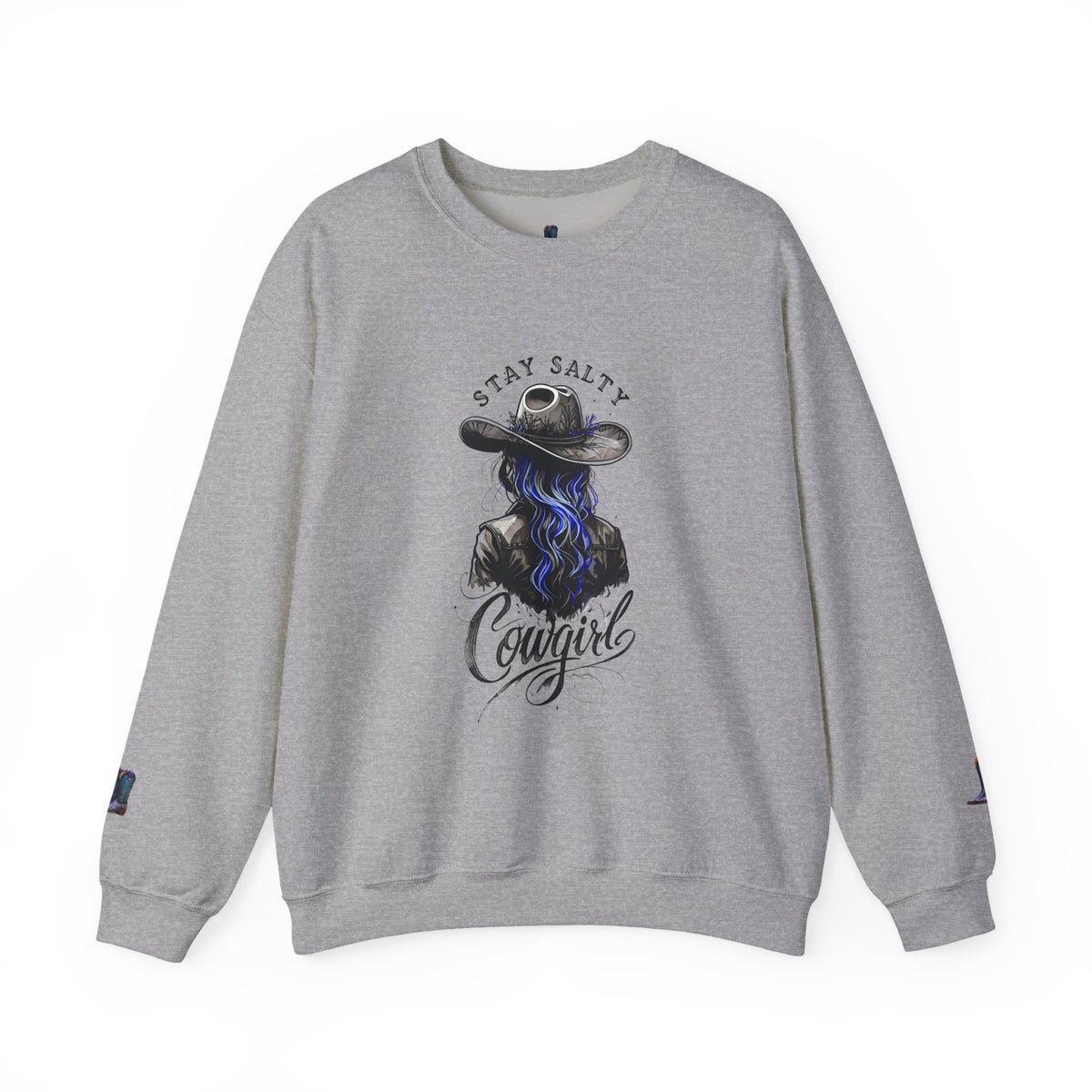 Stay Salty Cowgirl Sweatshirt | Cozy Western Apparel, Gift for Horse Lovers, Casual Wear, Cowboy Culture, Fall Fashion