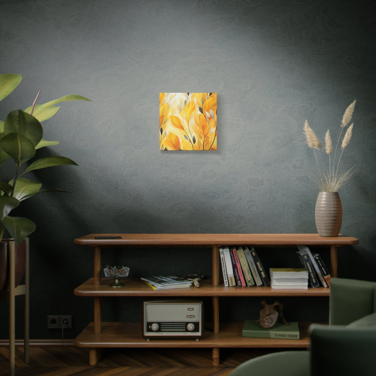 Gorgeous Yellow Matte Canvas Art Print, Stretched, 1.25"