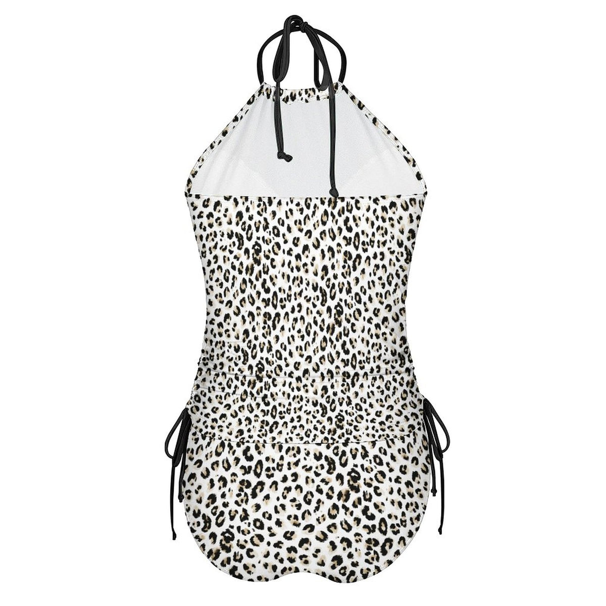 2-Piece Women's Tankini Set with High Neck Halter Top