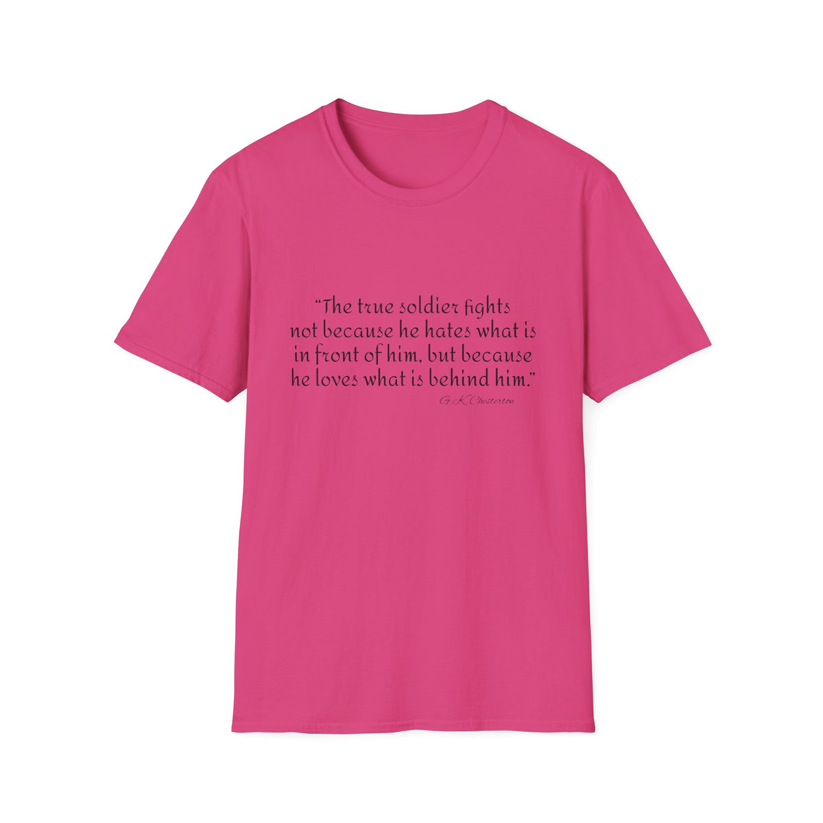 Inspirational Unisex T-Shirt, Gift for Soldiers