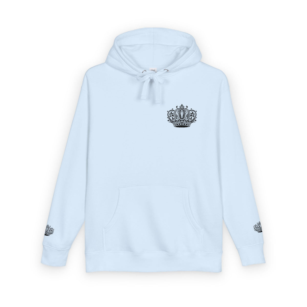 Crown Floral Unisex Fleece Hoodie | Cozy Streetwear, Perfect Gift for Him & Her, Autumn Fashion, Casual Wear, Trendy Outfit