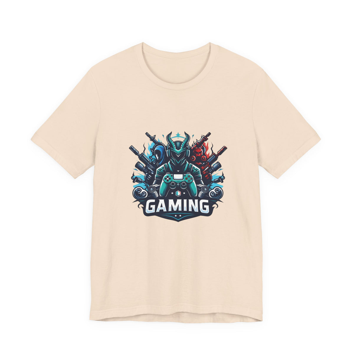 Gaming Controller Emblem Tee — Esports Gamer Graphic T-Shirt