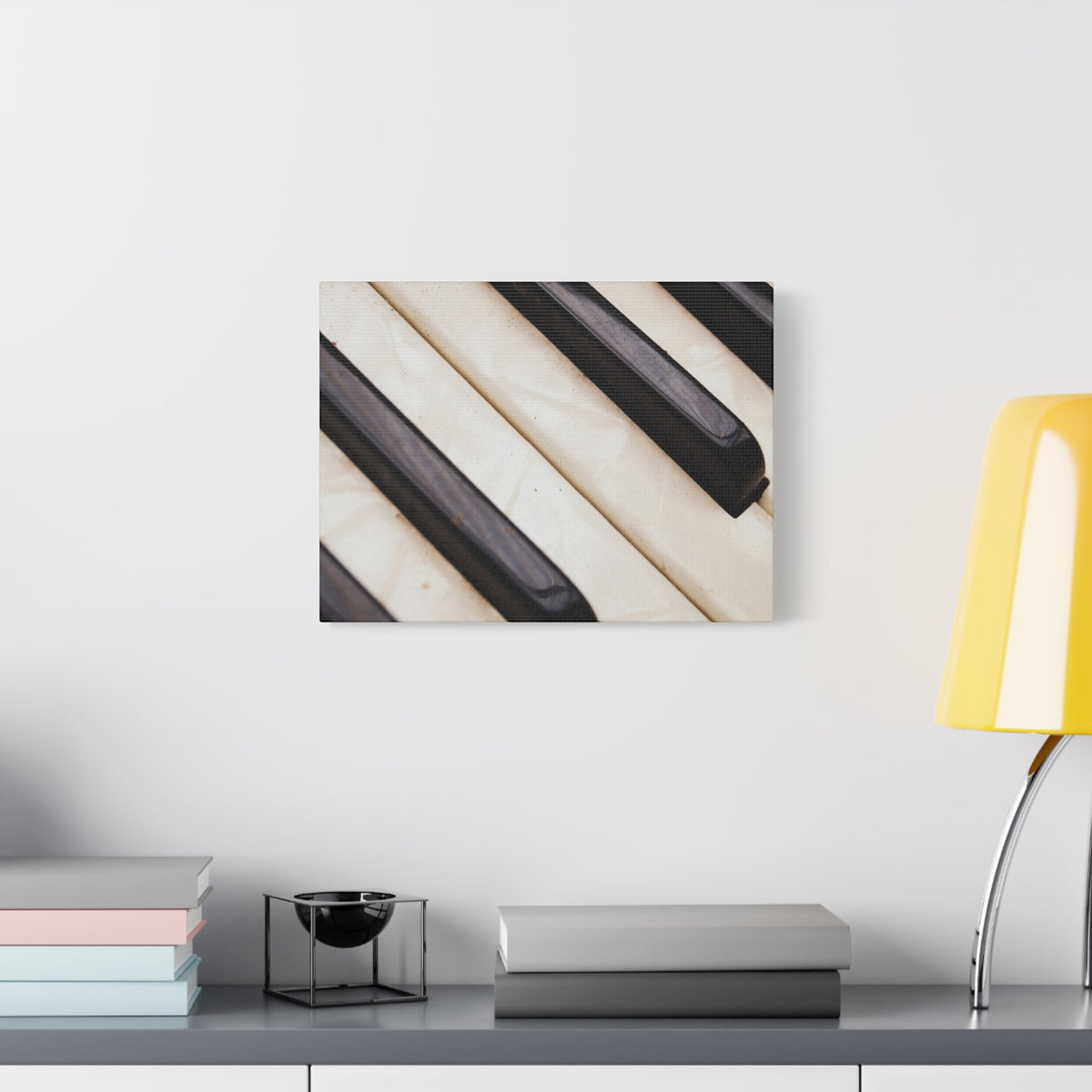 Piano Keys Canvas Wall Art, Music Decor for Home, Perfect Gift for Musicians or Music Lovers
