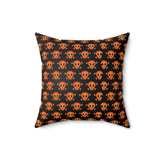 Spun Polyester Square Pillow - Halloween