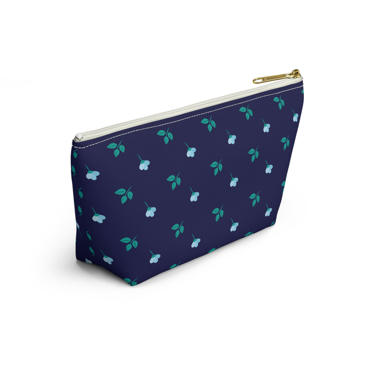 Floral Accessory Pouch, Botanical Makeup Bag, Travel Organizer, Gift for Her, Floral Design Pouch, Everyday Essentials