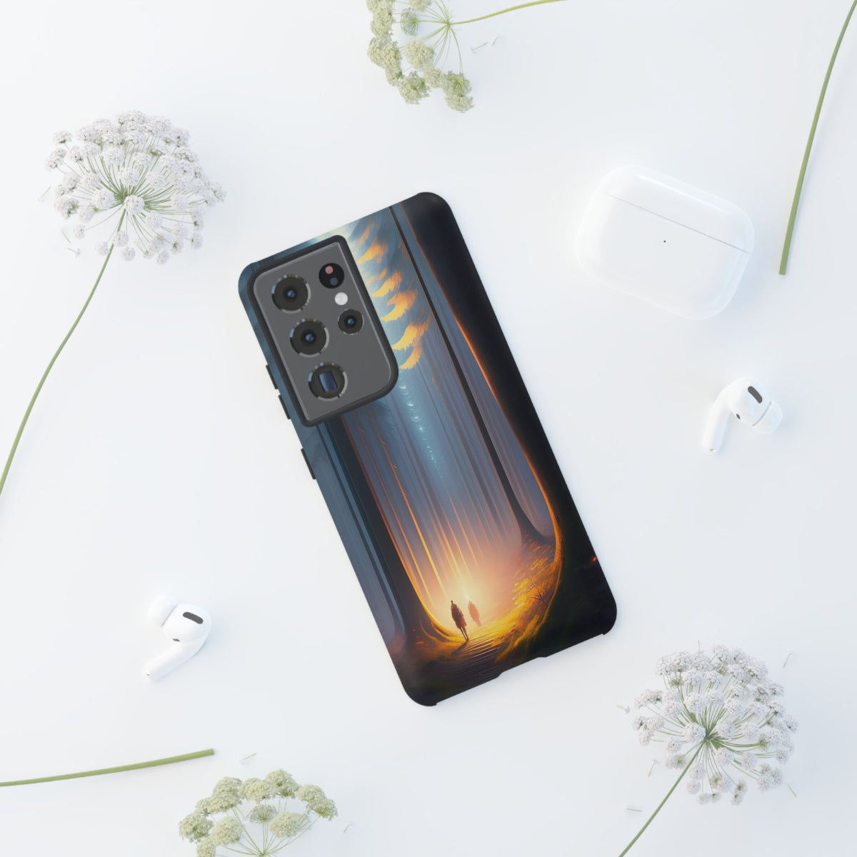 Phone Case — Mystical Forest Nightscape Protective Tough Case