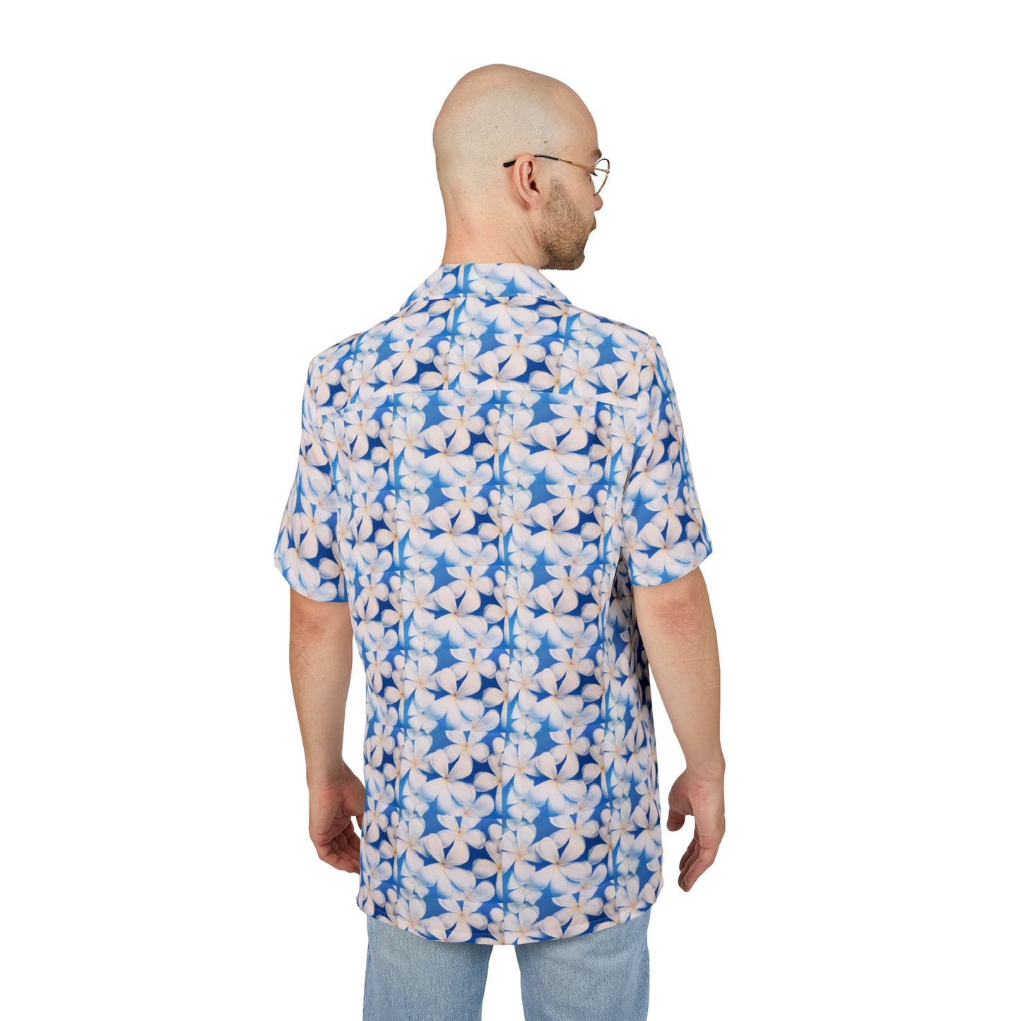 Tropical Floral Button-Down Shirt for Men & Women