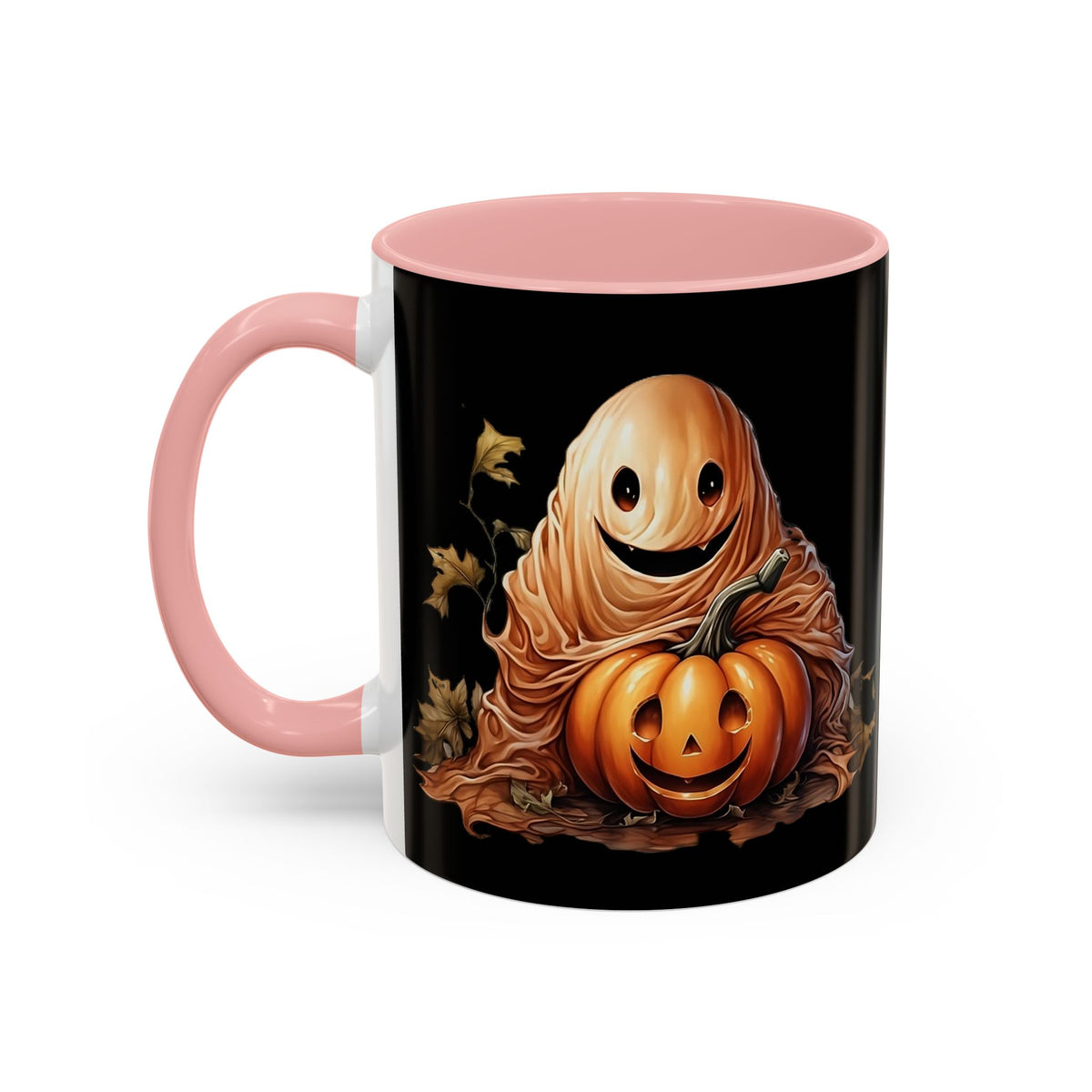 Halloween Ghost Pumpkin Coffee Mug, Spooky Drinkware, Fall Decor, Halloween Gift, Pumpkin Spice Lover's Mug