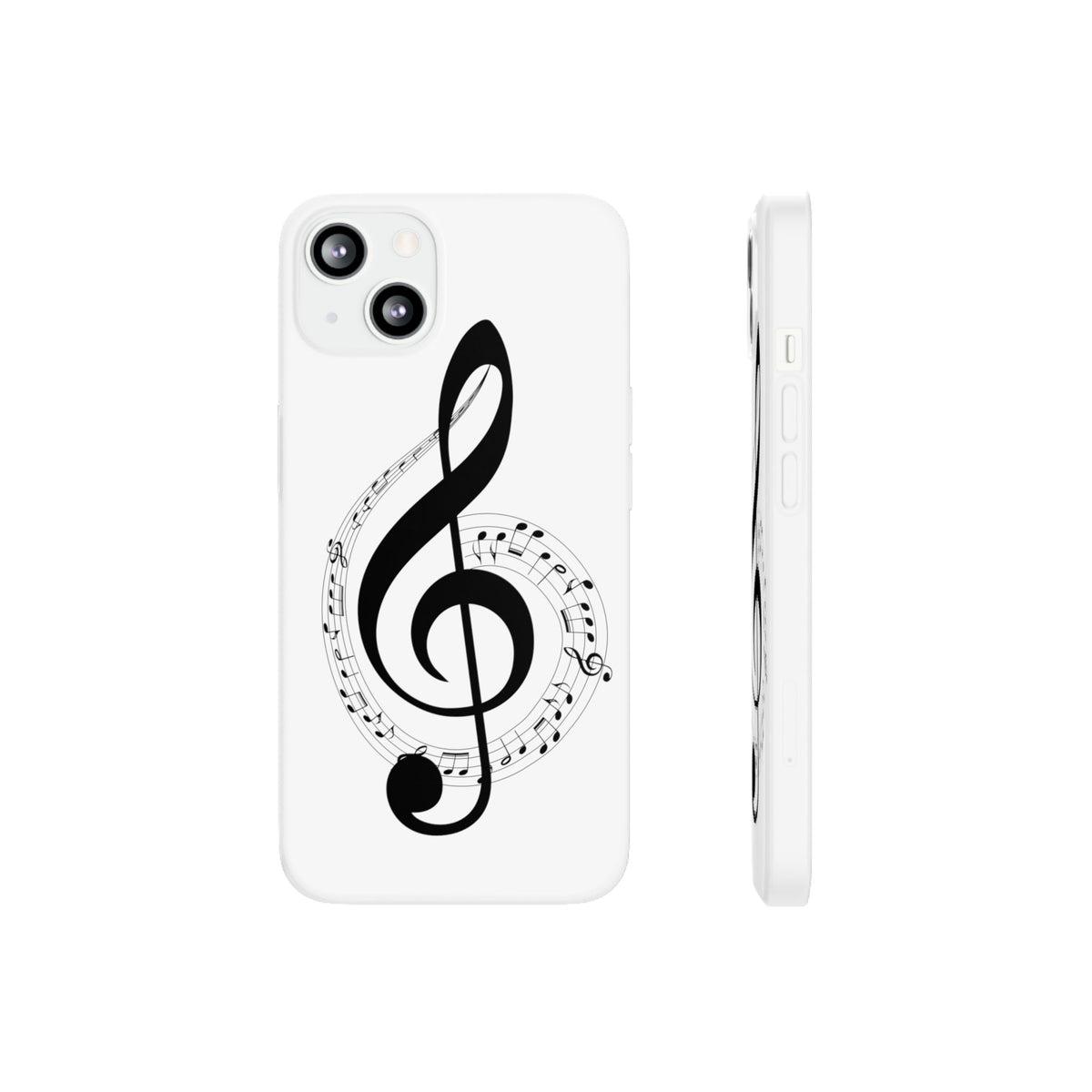 Phone Case — Musical Treble Clef Design
