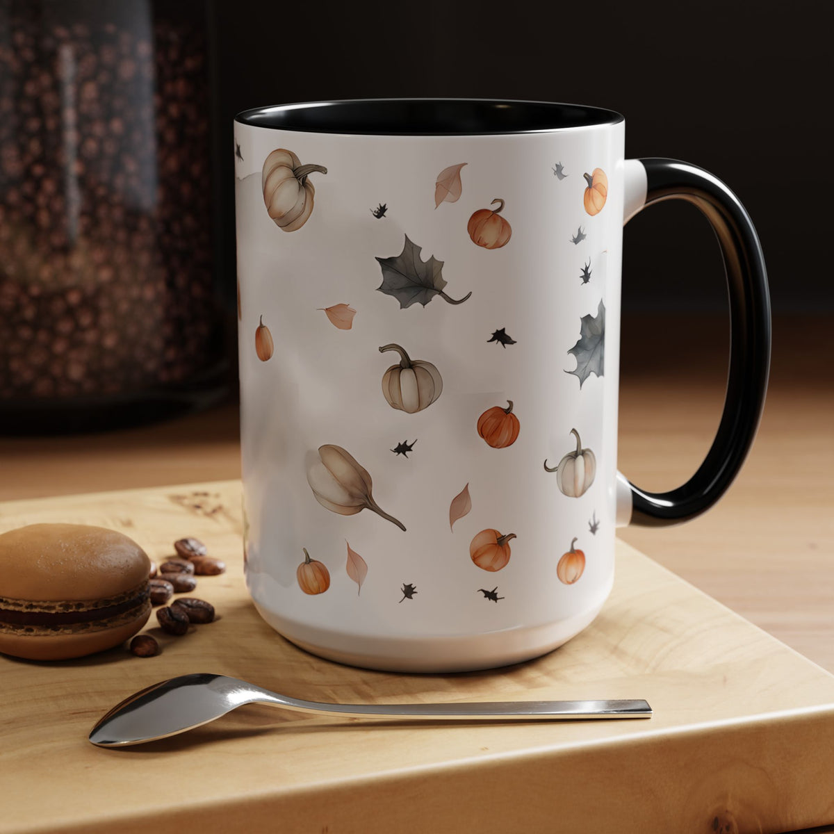 Autumn Harvest Coffee Mug - Fall Decor, Seasonal Kitchenware, Pumpkin Lovers Gift, Cozy Sip, Thanksgiving, Halloween