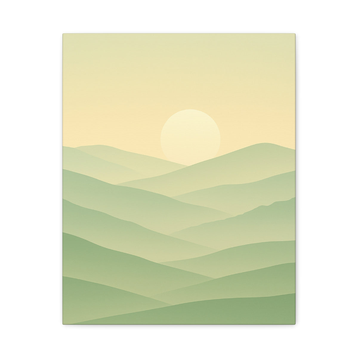 Matte Canvas, Stretched, 1.25" Sunset or Sunrise