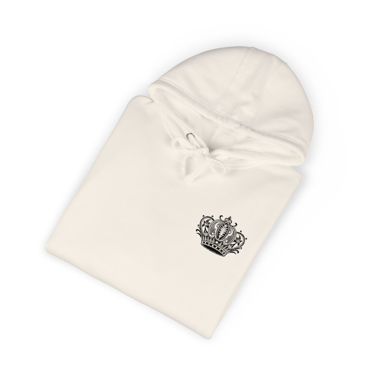 Crown Floral Unisex Fleece Hoodie | Cozy Streetwear, Perfect Gift for Him & Her, Autumn Fashion, Casual Wear, Trendy Outfit