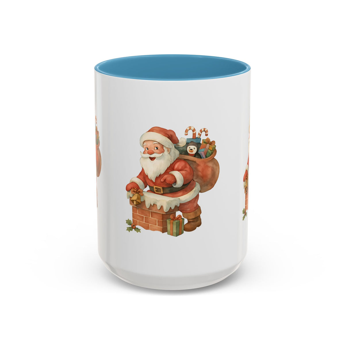 Festive Santa Coffee Mug, Holiday Gift, Christmas Decorations, Cozy Kitchen, Unique Mug, Santa-Themed Drinkware