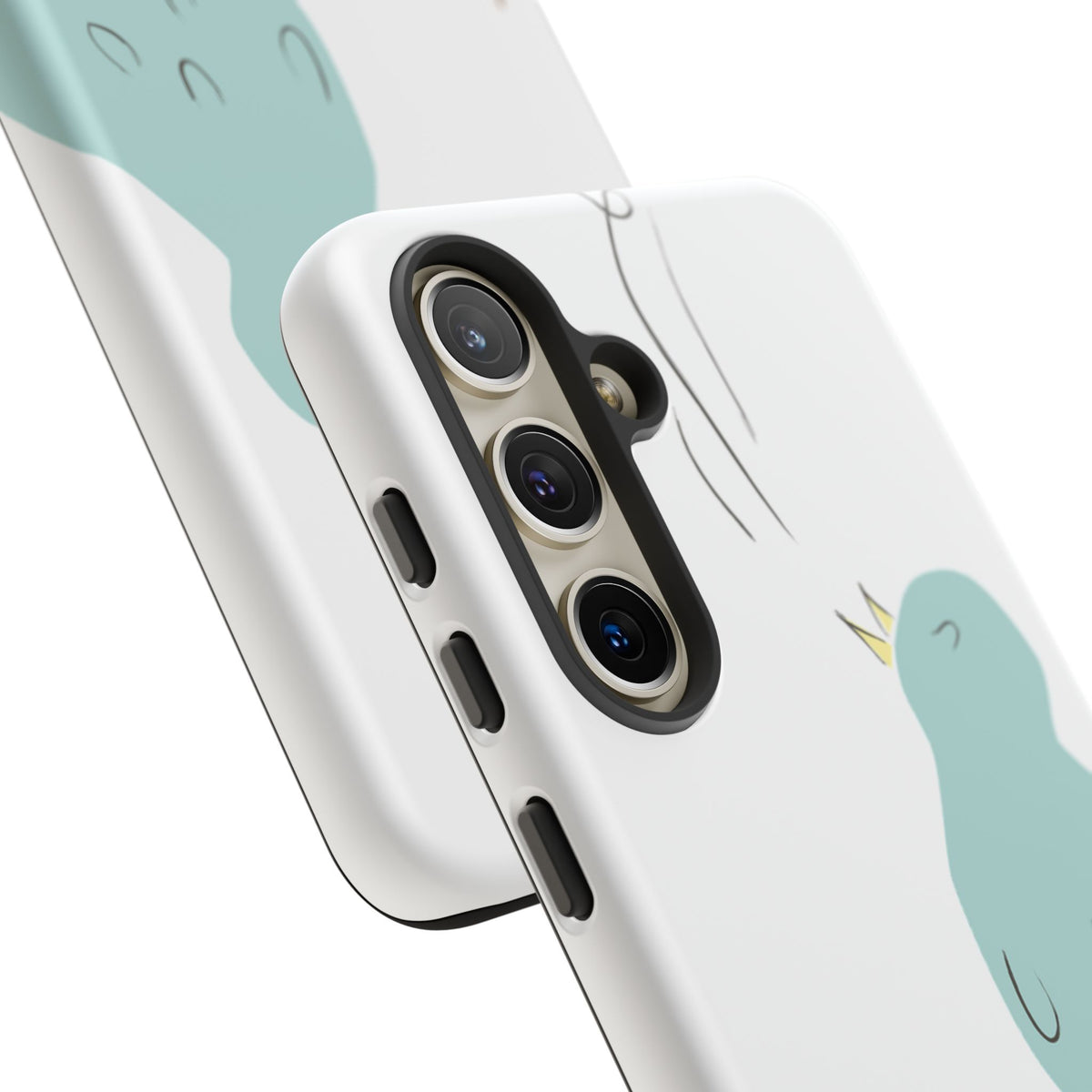 Birdsong Phone Case — Cute Blue Bird on Branch Protective Case